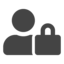 user lock icon